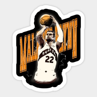 malachi flynn vintage bootleg design Sticker